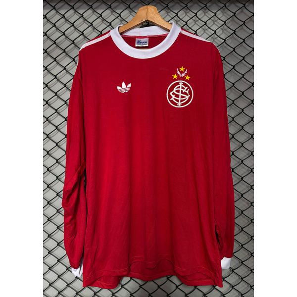Camisa Internacional Vermelha Longa 1980 Falcão º5