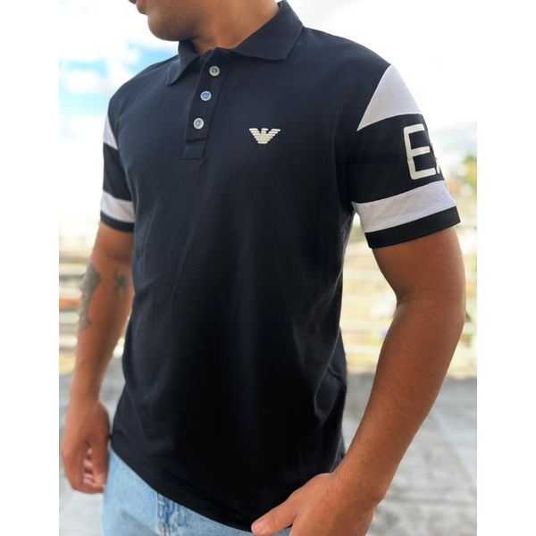 Camisa Polo Empori Armaini preta