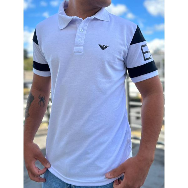 Camisa Polo Empori Armaini branca