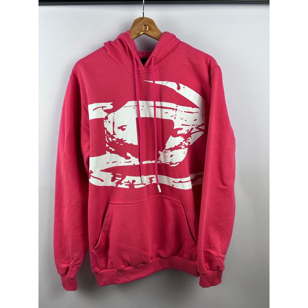 Moletom C/Capuz Diesel Rosa 