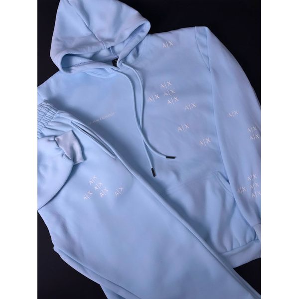 Conjunto Moletom Armani Exchange Azul A|X