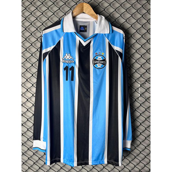 Camisa Grêmio Kappa 2001 manga longa °11 retro