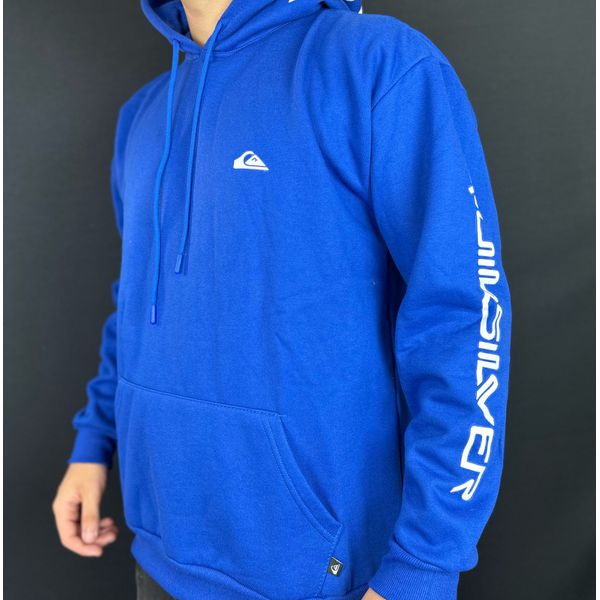 Moletom C/Capuz Quiksilver preto basico Copia Copia