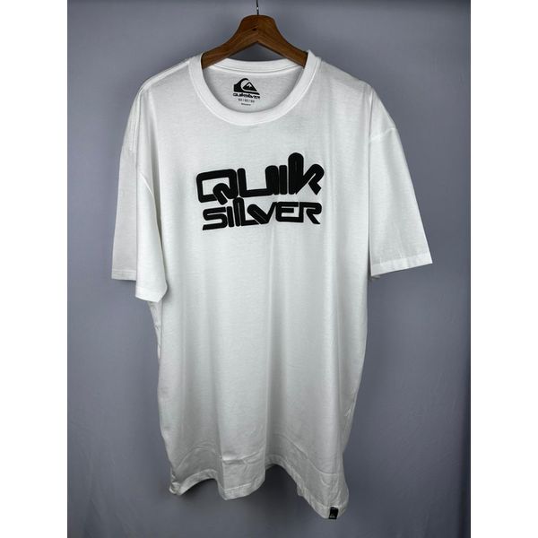 Camisa Quiksilver Branca Escrita 