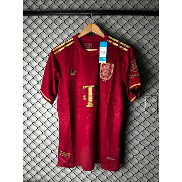 Camisa Bayern de Munique FC 125º anos Bayer de Munique/ Bordo detalhes dourado