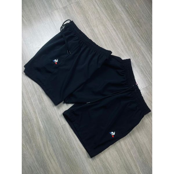 Bermuda Tactel Preta Le Coq Simbolo Sem Escrita- Vermelho/azul/Branco