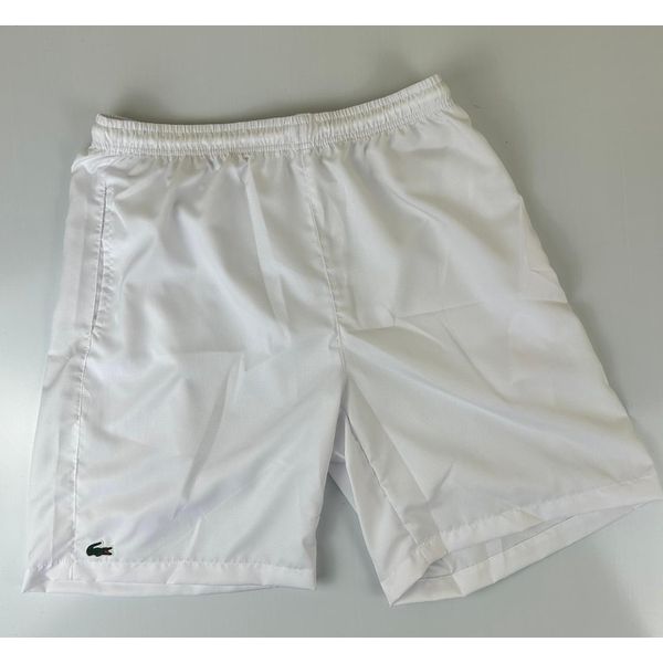 Bermuda Tactel Lacoste Branca Forrada