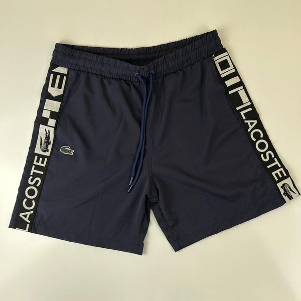 Bermuda Tactel Lacoste Azul Marinho