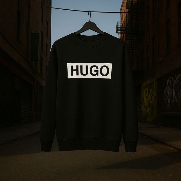 Moletom S/Capuz Hugo Boss preto