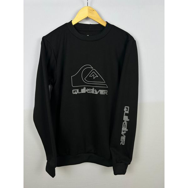 Moletom S/ Capuz - Quiksilver Preto 