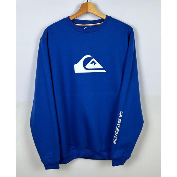 Moletom S/ Capuz - Quiksilver Azul