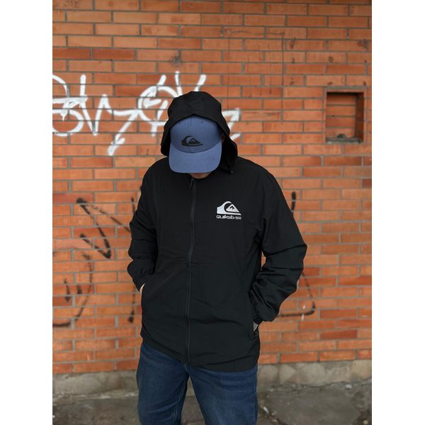 Corta vento Quiksilver Estampa Cinza