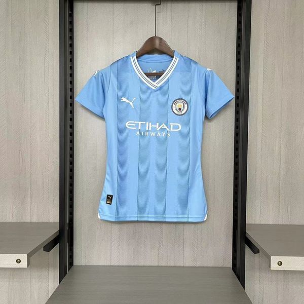 Camisa Manchester City feminina 23/24 Home Fan Lisa 