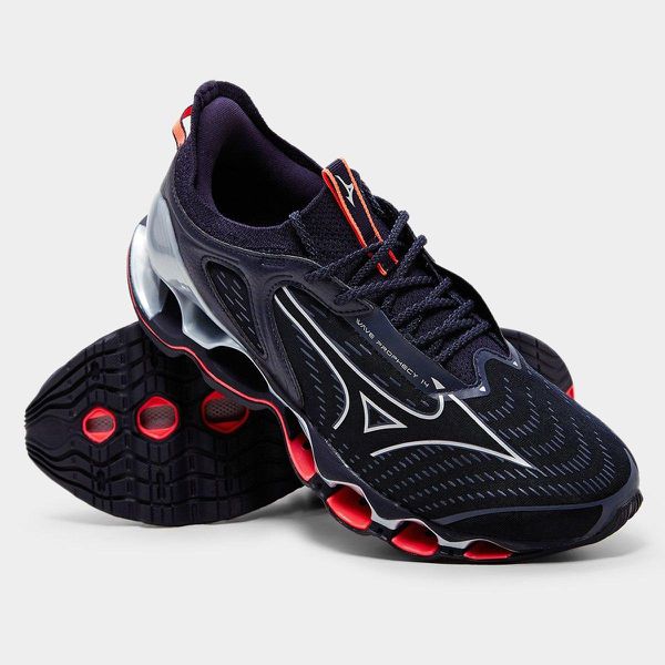 Tênis Mizuno Wave Prophecy 14 marinho/flour