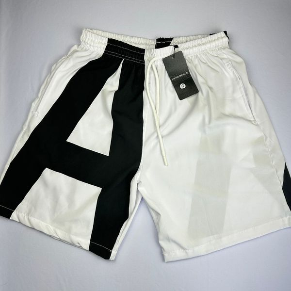Bermuda Tactel eA7 emporio armani branca e preta