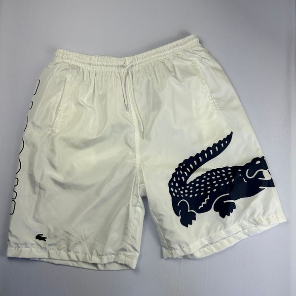 Bermuda Tactel lacoste branca