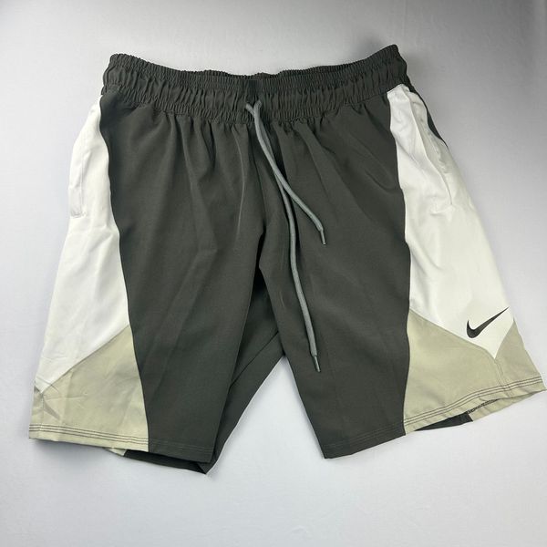 Bermuda Tactel nike cinza, branco e off white