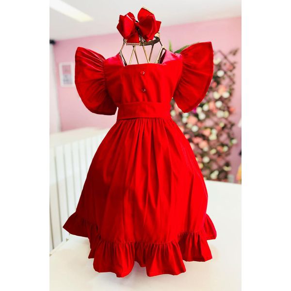 Vestido Loly - Vermelho
