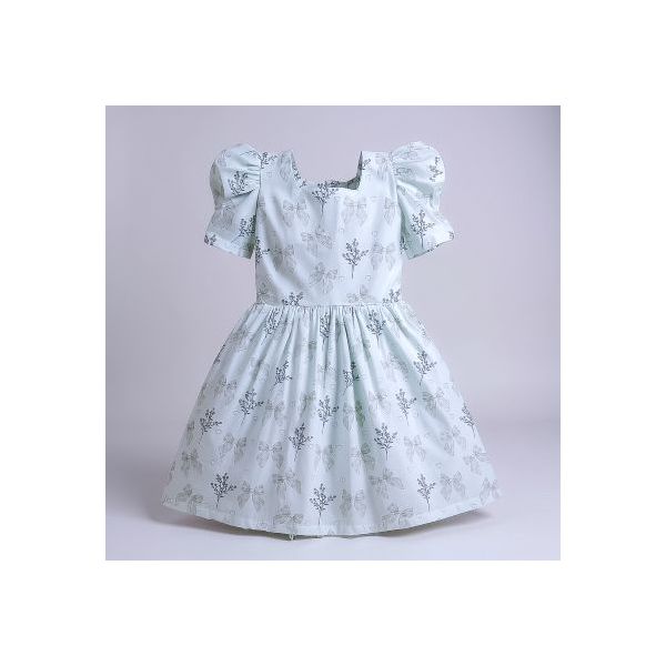 VESTIDO BEATRICE-LAÇO CINZA