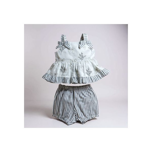 CONJUNTO CAMILA-LAÇOS CINZA