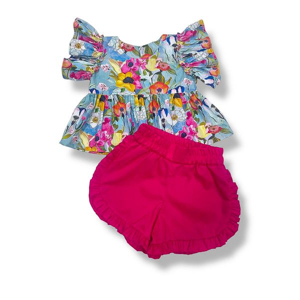 Conjunto Cria floral 