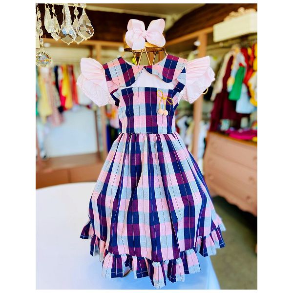 Vestido de shop xadrez 2019