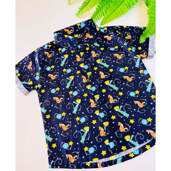 Blusa Social Masculina Pequeno Principe