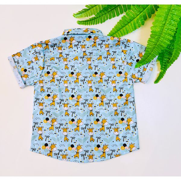 Blusa Social Masculina Girafa