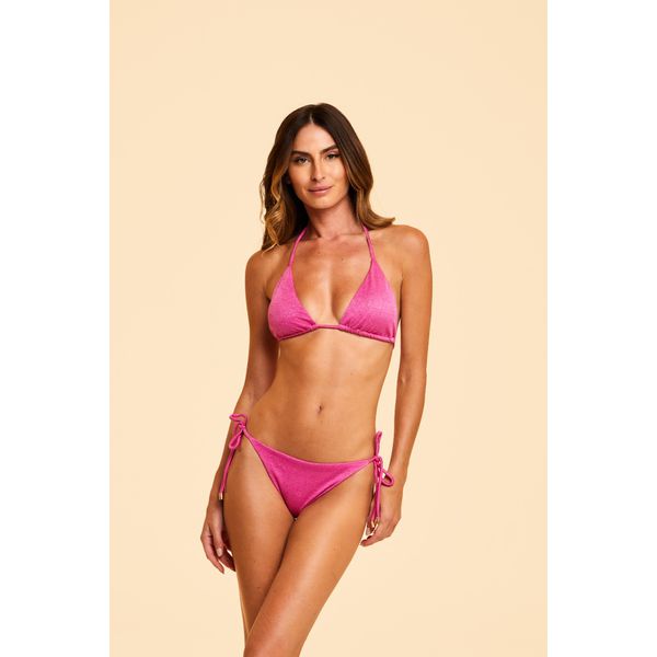 Biquini Cortininha Luxor Rosa