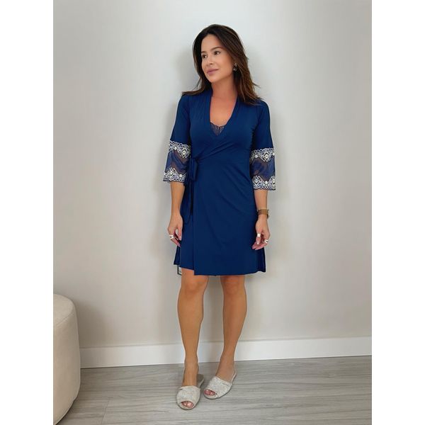 Robe Poliamida Premium Marinho