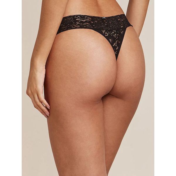 Calcinha Fio Dental Renda Preto