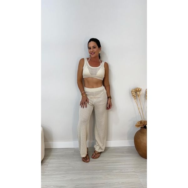 Regata Top Tricot Nude Creme