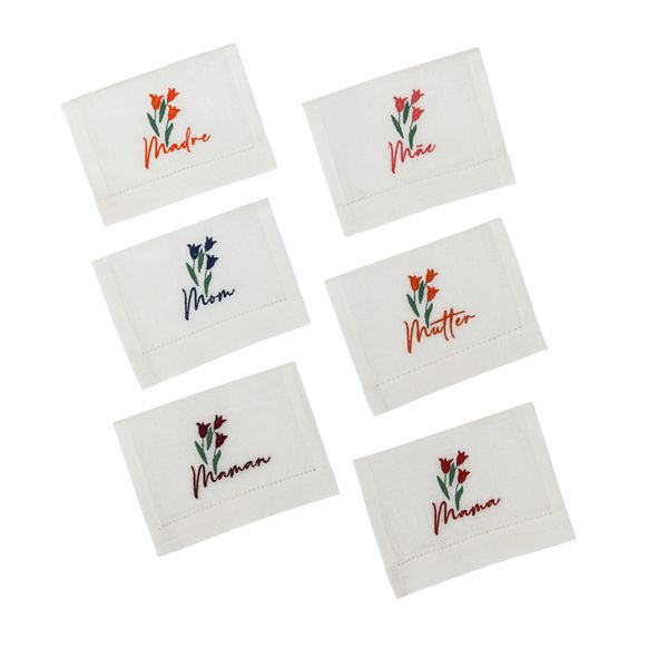 Set de guardanapo de coquetel Moms