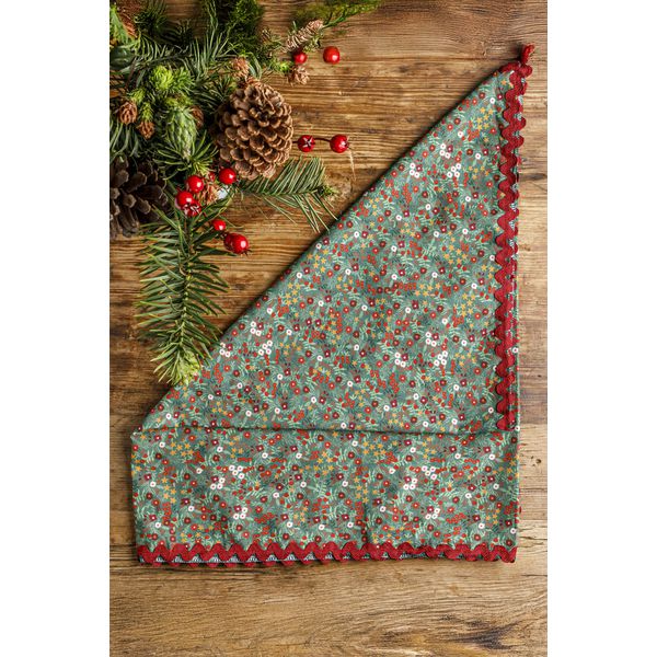 Trilho de mesa Navidad vinho