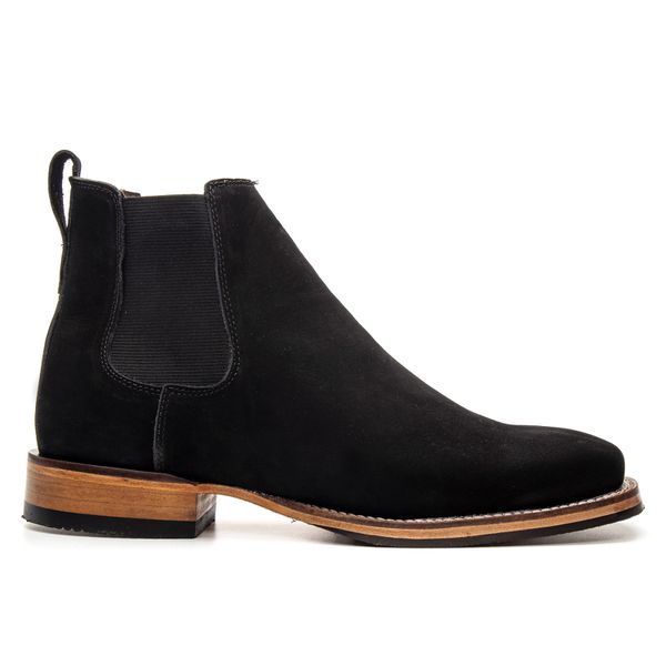 BOTA TEXANA COURO NOBUCK PRETO