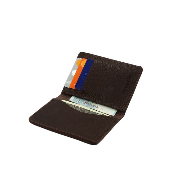CARTEIRA SLIM COURO FLOATHER CAFÉ