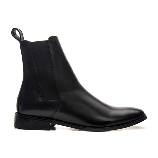 BOTA CHELSEA CLÁSSICA CANO LONGO NOBRE PRETO