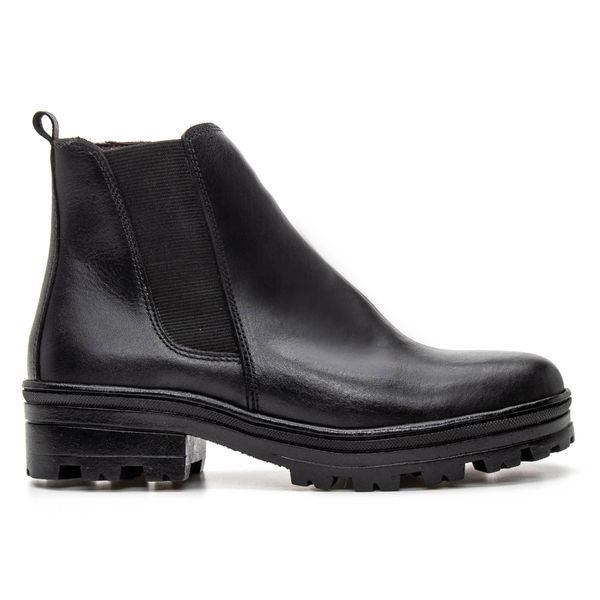 COTURNO ANATÔMICO FEMININO COURO NOBRE PRETO