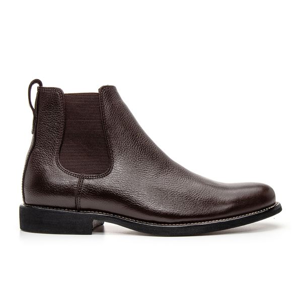 BOTA CHELSEA ANATÔMICA COURO FLOATHER CAFÉ
