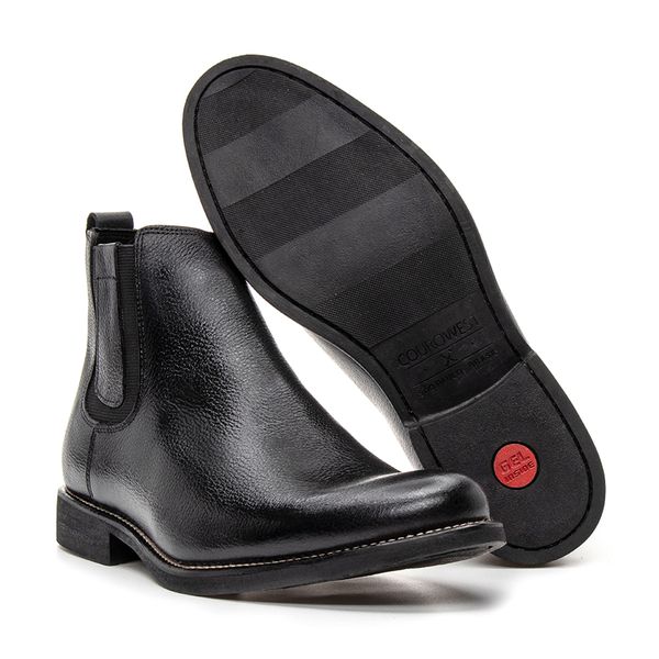 BOTA CHELSEA ANAT MICA COURO FLOATHER PRETO