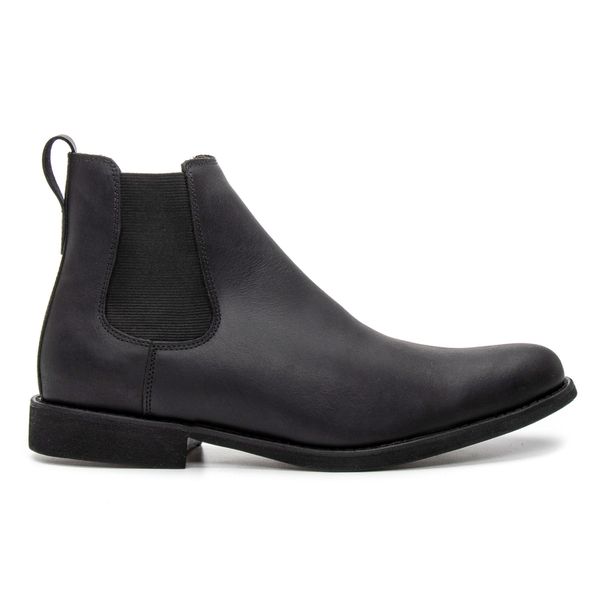 BOTA CHELSEA ANATÔMICA COURO HIDROFUGADO PRETO