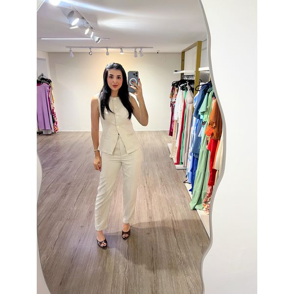 Conjunto colete Off white