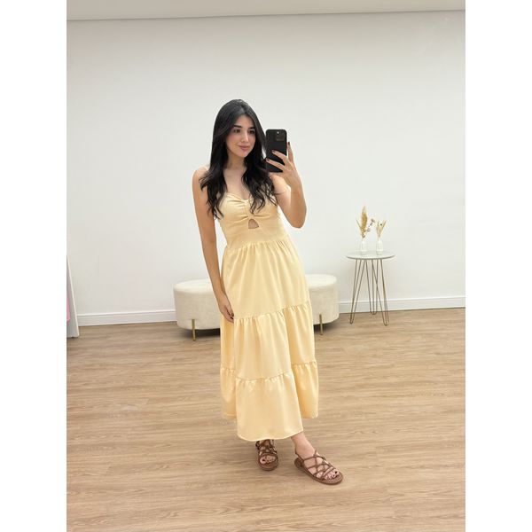Vestido Iara Amarelo