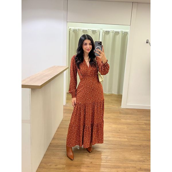 Vestido Manu Caramelo