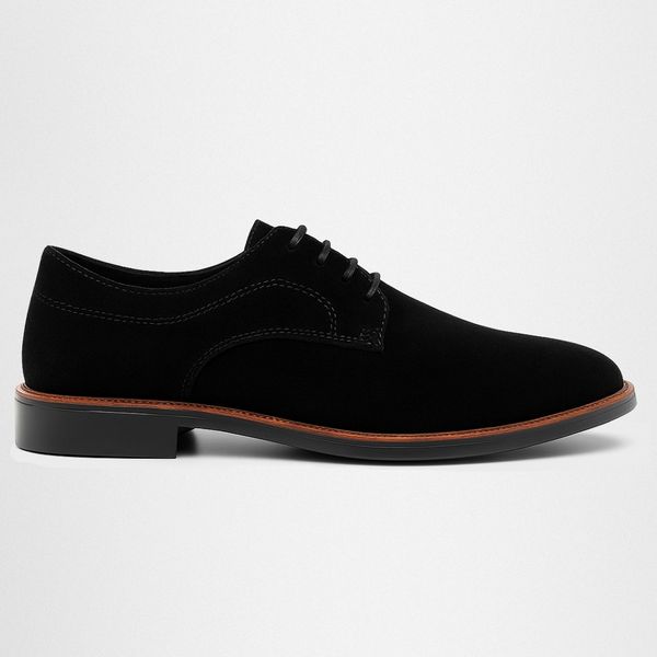 Sapato Oxford Masculino Camurça Premium - Preto