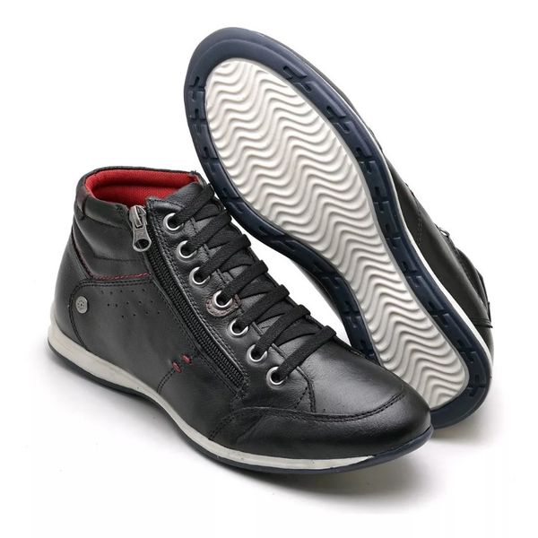 Sapatenis couro legitimo shop masculino
