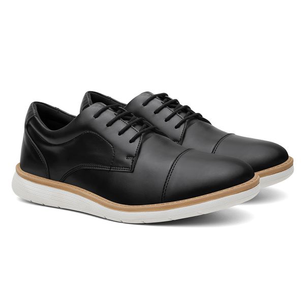 Sapato Oxford Masculino Conforto - Preto
