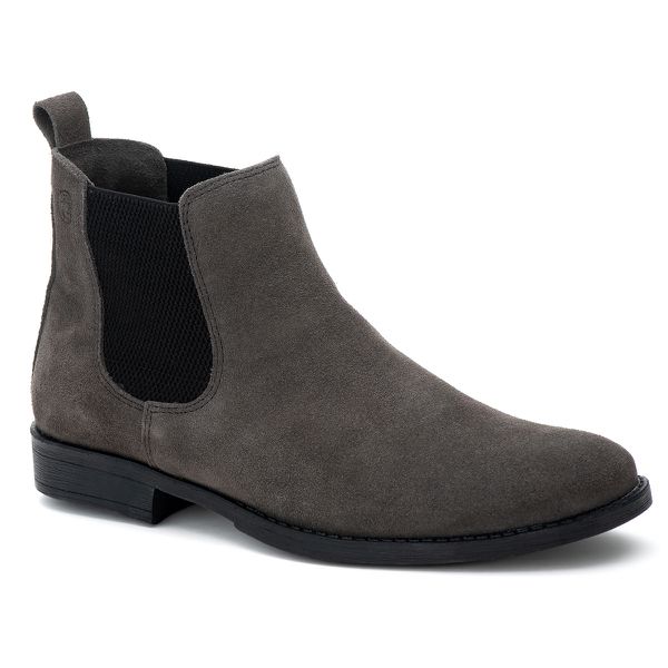 Bota masculina couro chelsea sale