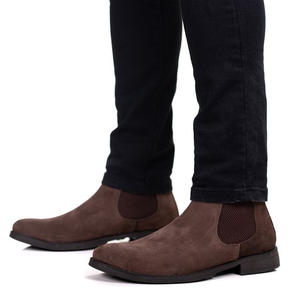 Botas Chelsea Masculinas De Couro Legítimo - FRASOICUS