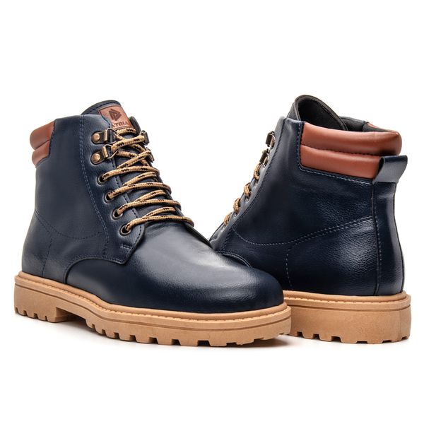 Bota Masculina Casual Coturno Montana Notorian - Azul